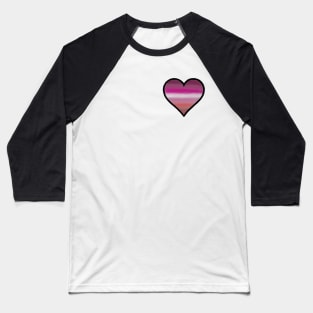 L Heart Baseball T-Shirt